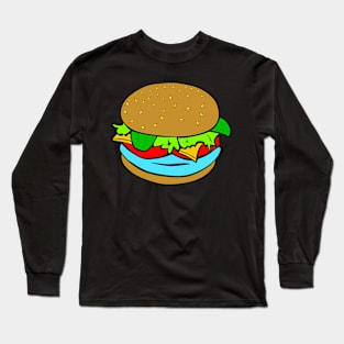 Alien meat burger Long Sleeve T-Shirt